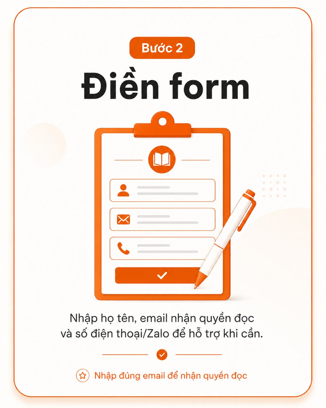 Bước 2 — Điền form