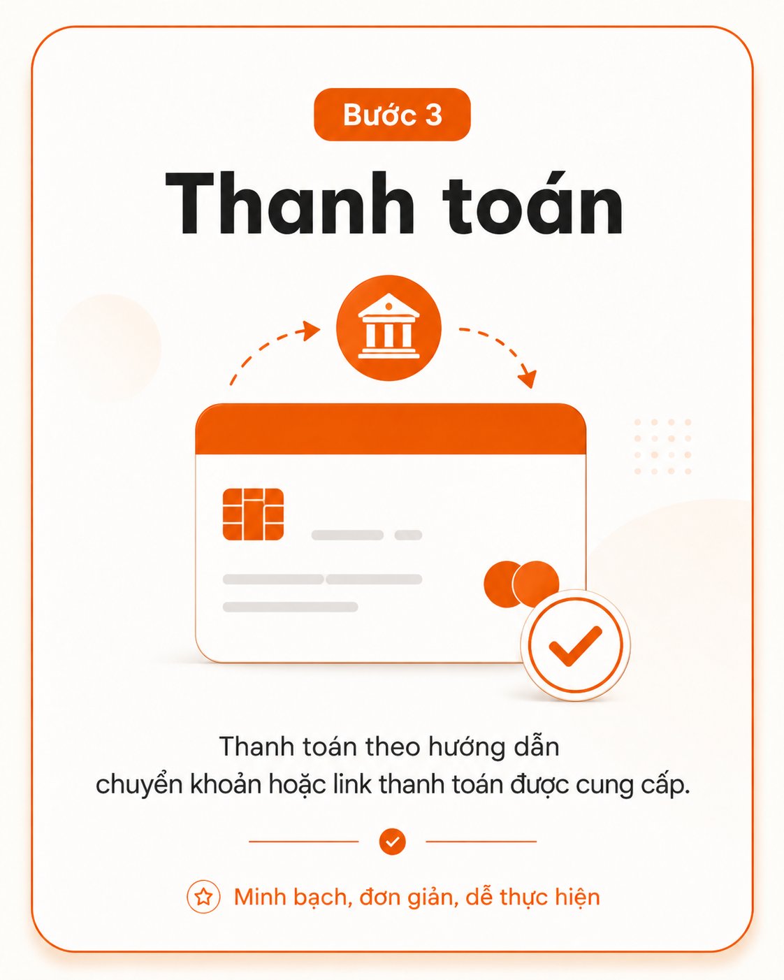 Bước 3 — Thanh toán